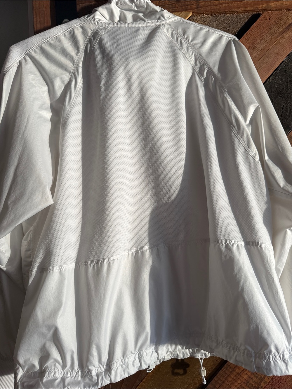Adidas stella mcCartney White Lightweight small S Jacket womens cords vented - Picture 7 of 7